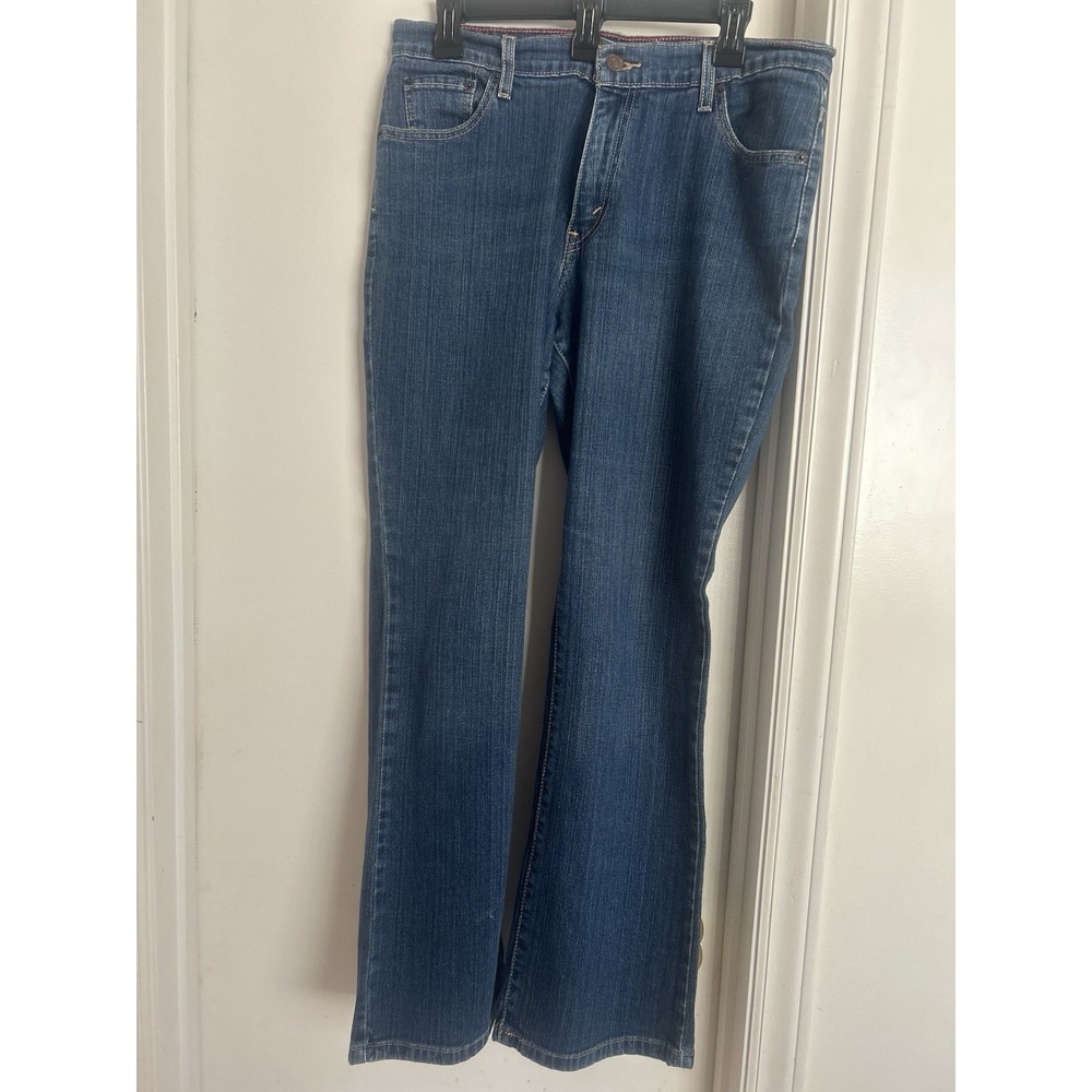 Levi's 550 Women's Blue Denim Relaxed Fit Bootcut Jeans, Size 12
